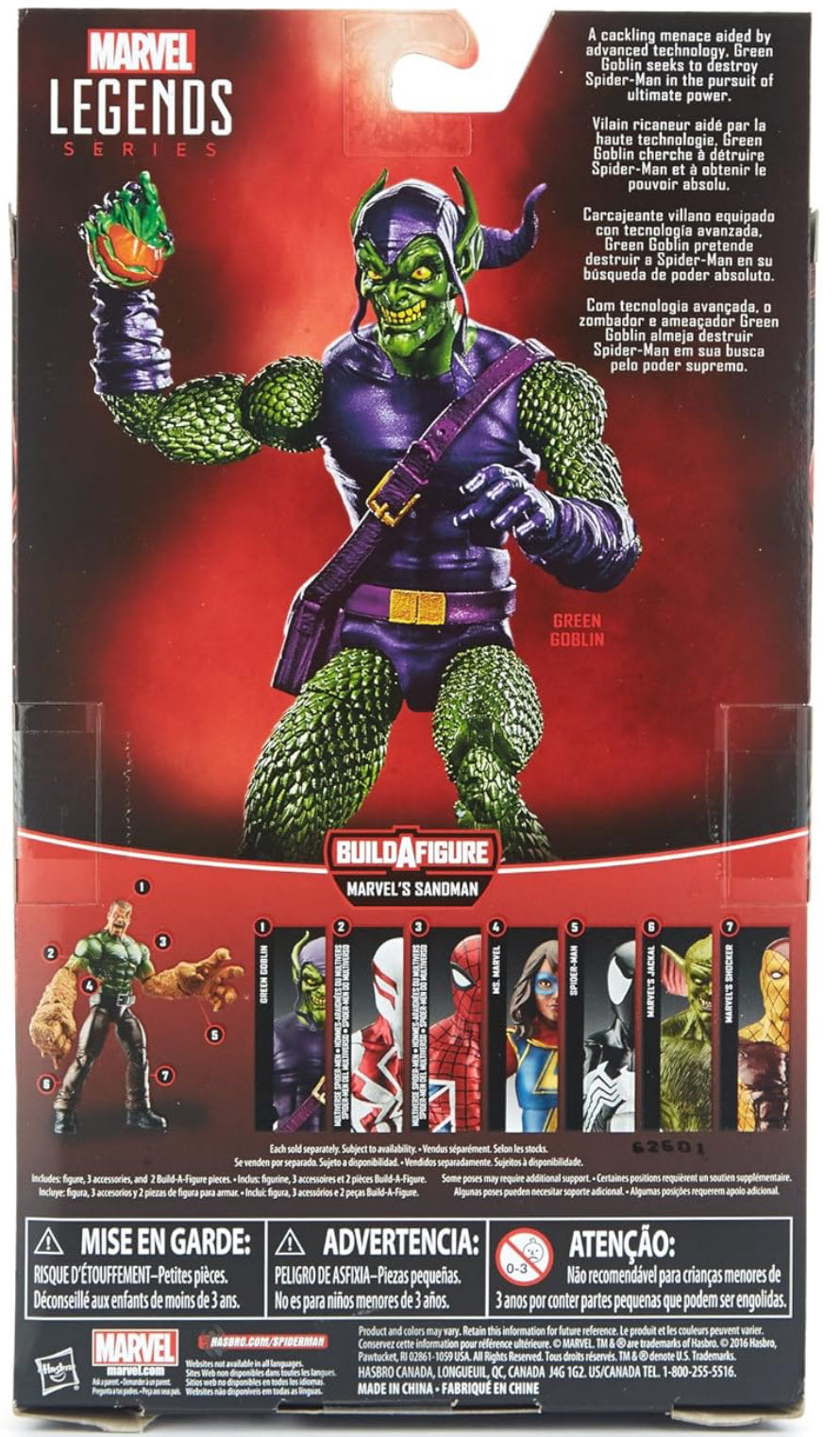 Green Goblin - Norman Osborn (Comics) - Hasbro (Marvel Legends) action figure collectible [Barcode 630509490578] - Main Image 8