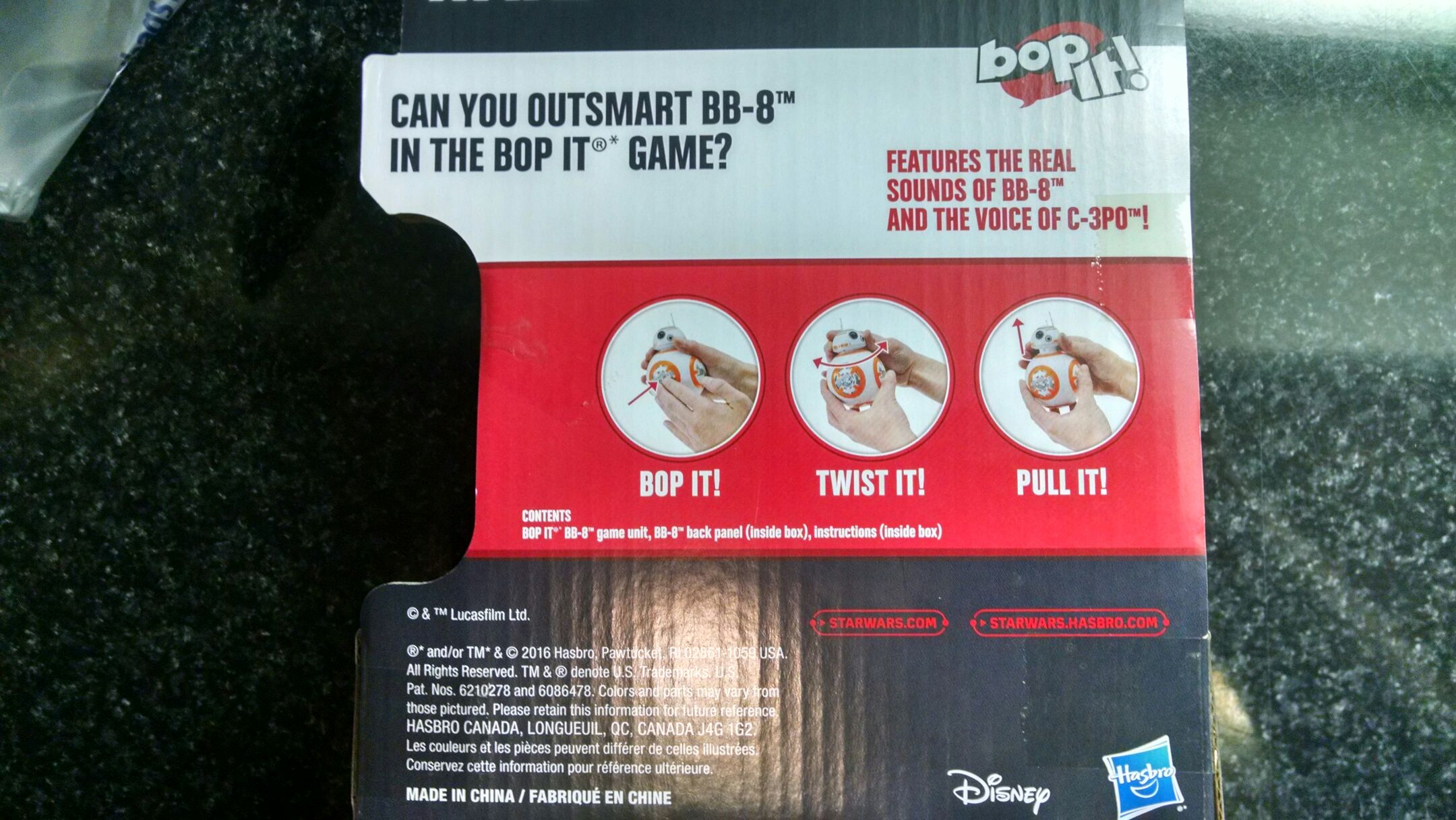 Bop-it BB-8 - Hasbro action figure collectible [Barcode 630509492558] - Main Image 2