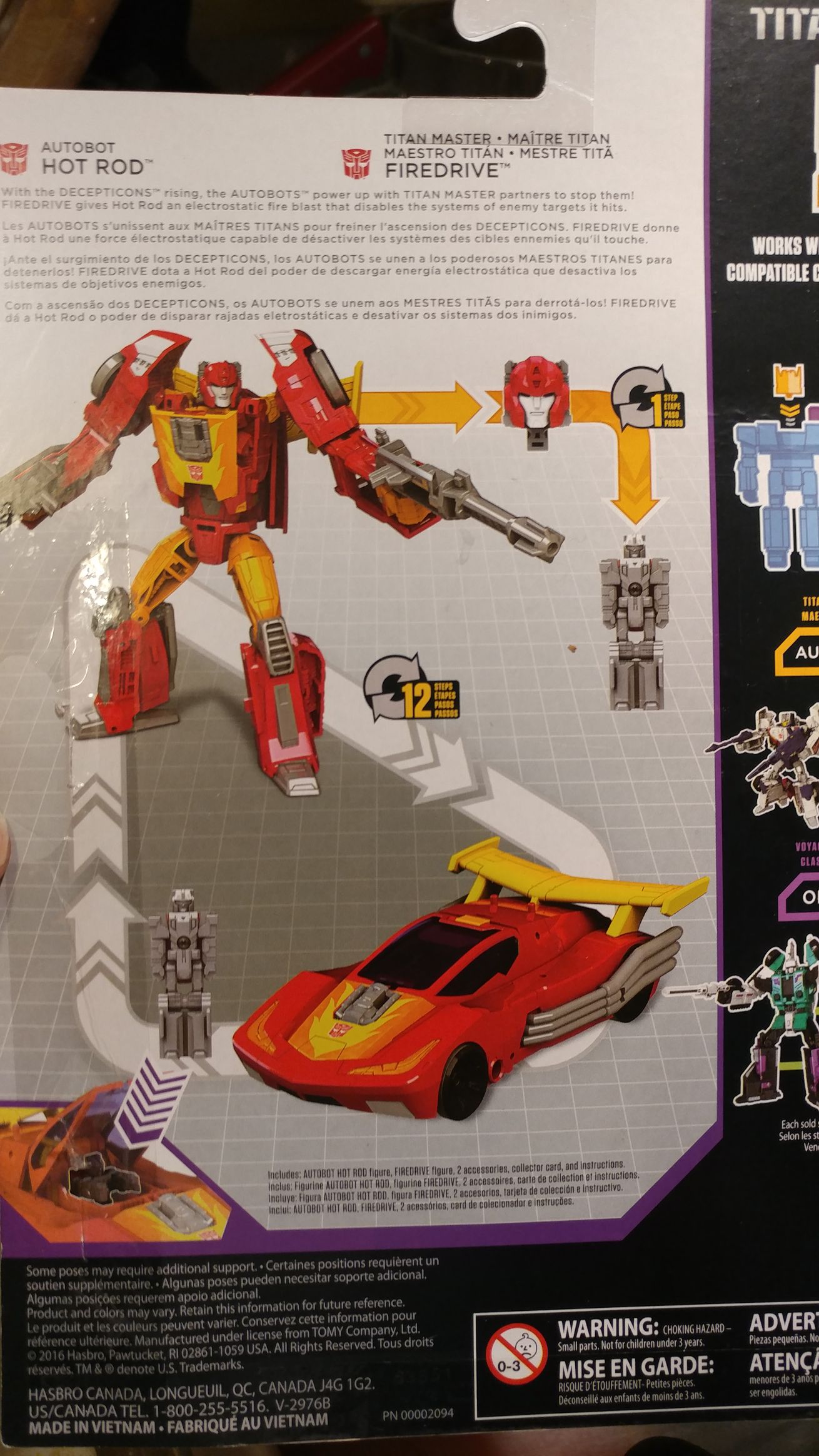 Hot Rod & FIREDRIVE - Hasbro (Titans Return) action figure collectible [Barcode 630509494279] - Main Image 1
