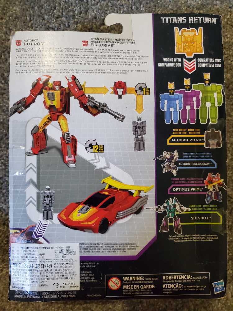Hot Rod & FIREDRIVE - Hasbro (Titans Return) action figure collectible [Barcode 630509494279] - Main Image 3