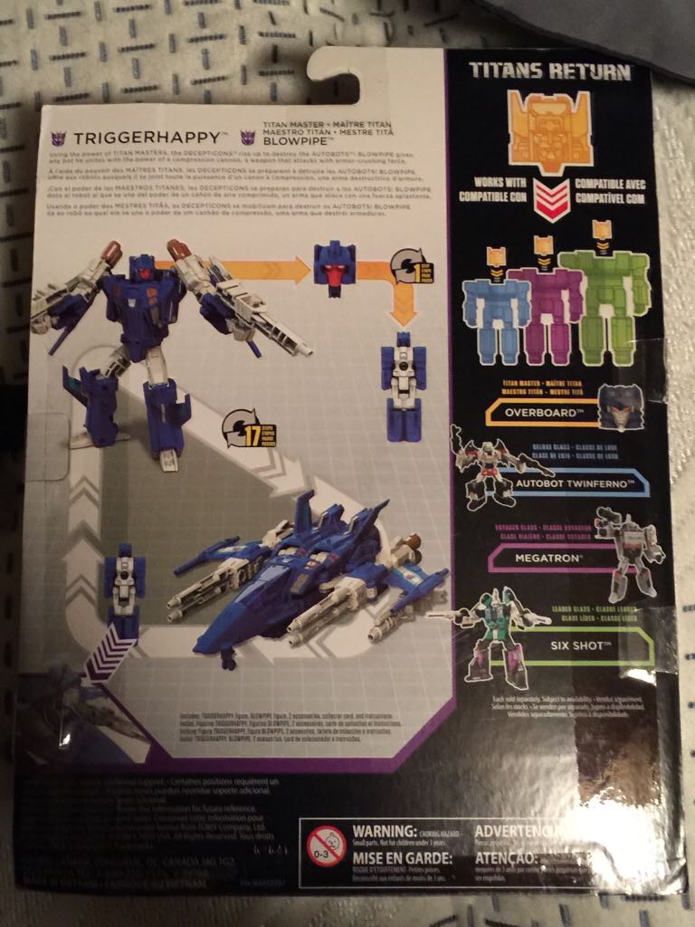 Transformers Titans Return Triggerhappy & Blowpipe - Hasbro (Transformers Generations (Titans Return)) action figure collectible [Barcode 630509494309] - Main Image 2