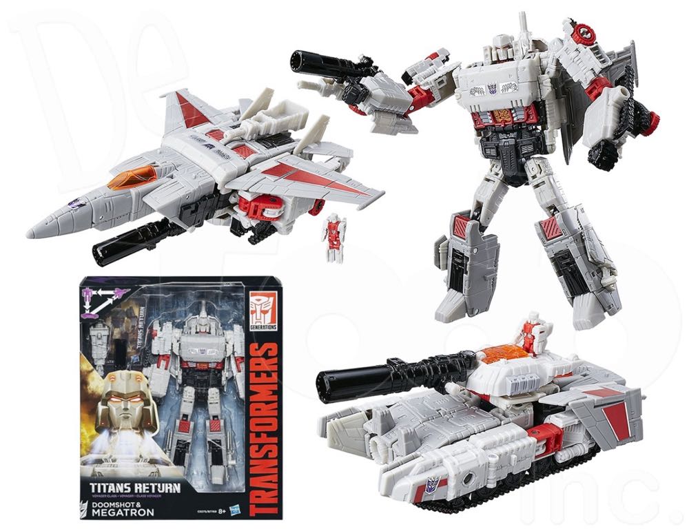 Transformers Titans Return Megatron And Doomshot - Hasbro (Voyager Class) action figure collectible [Barcode 630509494330] - Main Image 4