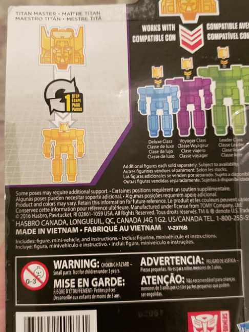 Transformers Titans Return: Saw Back - Hasbro (Transformers Generations: Titans Return) action figure collectible [Barcode 630509494361] - Main Image 2