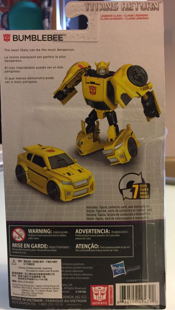 Bumblebee - Hasbro (Transformers Generations: Titans Return) action figure collectible [Barcode 630509494392] - Main Image 2