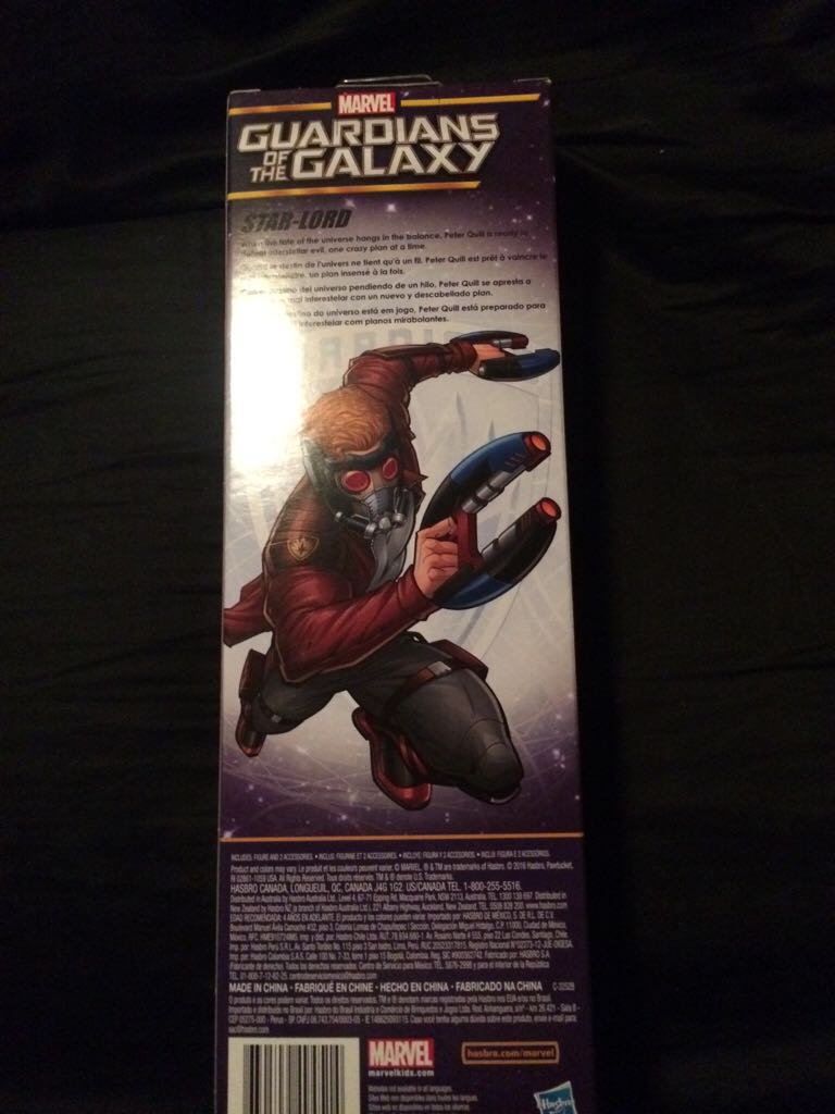 Guardians Of The Galaxy: Star Lord - Hasbro (Superhereos) action figure collectible [Barcode 630509494514] - Main Image 2
