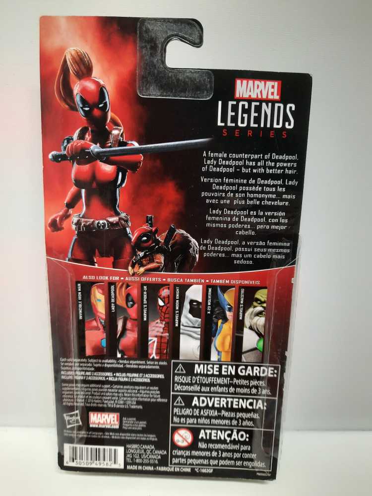 Lady Deadpool - Hasbro (Marvel: Legends: 3”) action figure collectible [Barcode 630509495825] - Main Image 2