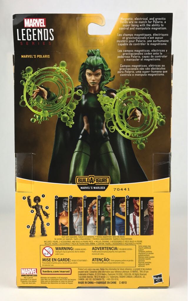 BAF Marvel’s Warlock: 4 Marvel’s Polaris - Hasbro (Marvel’s Warlock BAF Wave) action figure collectible [Barcode 630509502219] - Main Image 2