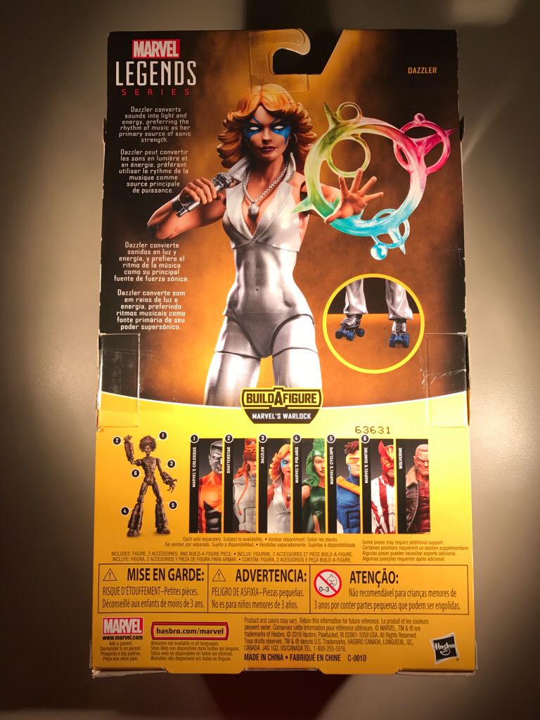 Marvel Legends - DAZZLER (Classic) - Hasbro (X-Men) action figure collectible [Barcode 630509502233] - Main Image 2