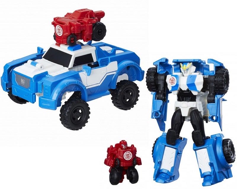 Transformers: Trickout & Strongarm - Hasbro (Transformers Robots In Disguise) action figure collectible [Barcode 630509507238] - Main Image 2