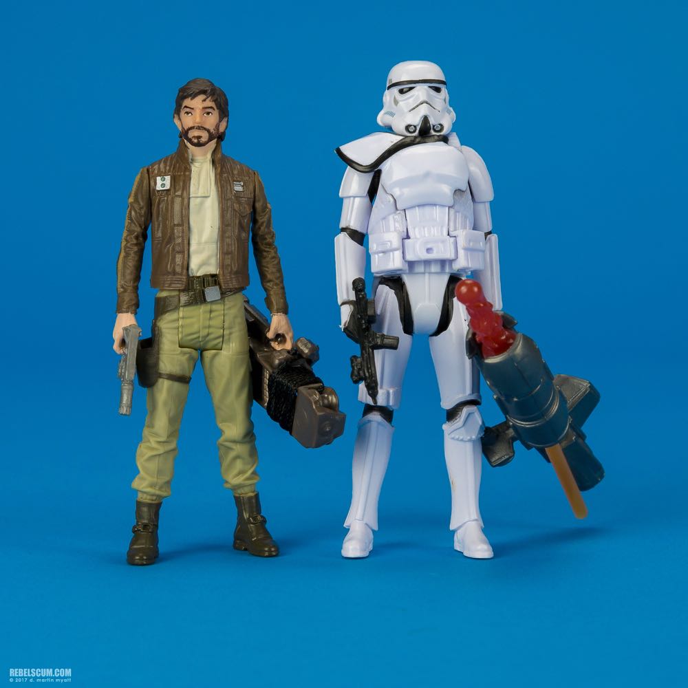 Star Wars Captain Cassian Andor Vs Imperial Stormtrooper - Hasbro (Rogue One: A Star Wars Story) action figure collectible [Barcode 630509508679] - Main Image 3