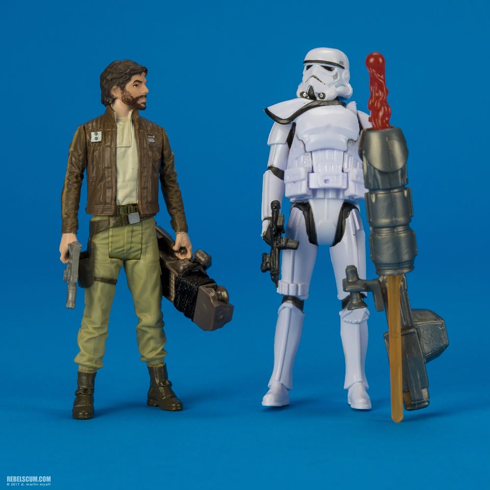 Star Wars Captain Cassian Andor Vs Imperial Stormtrooper - Hasbro (Rogue One: A Star Wars Story) action figure collectible [Barcode 630509508679] - Main Image 4