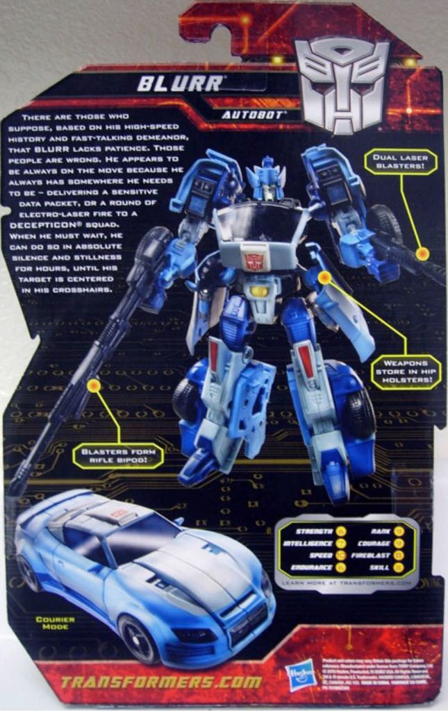 Transformers: Blurr - Hasbro (Transformers Robots In Disguise) action figure collectible [Barcode 630509509904] - Main Image 2