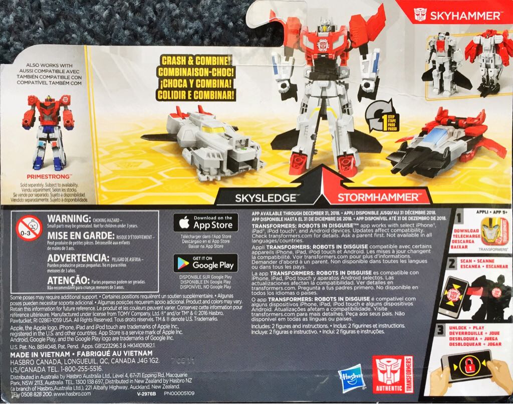 Transformers Robots In Disguise: Skyhammer - Hasbro (Transformers: RID Combiner Force) action figure collectible [Barcode 630509509973] - Main Image 2