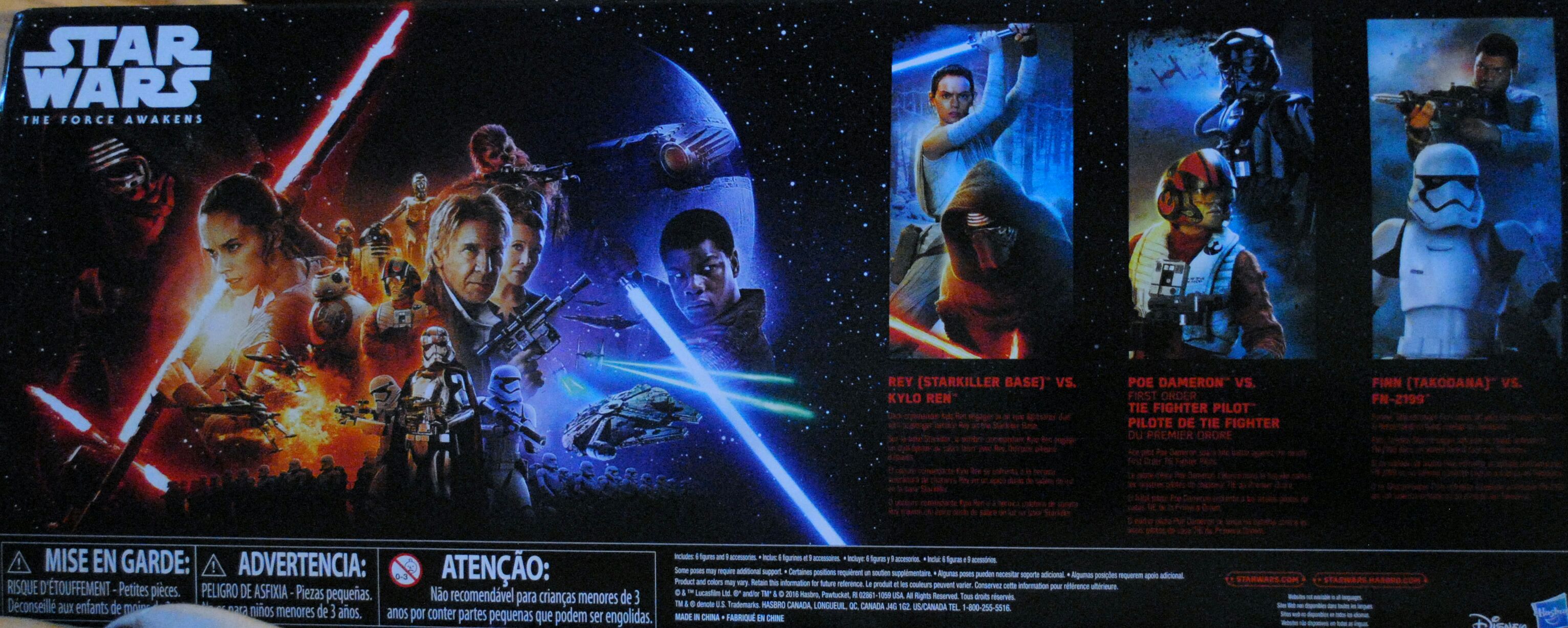 Force Awakens 6 Pack Multipack - Hasbro (Force Awakens) action figure collectible [Barcode 630509510856] - Main Image 2