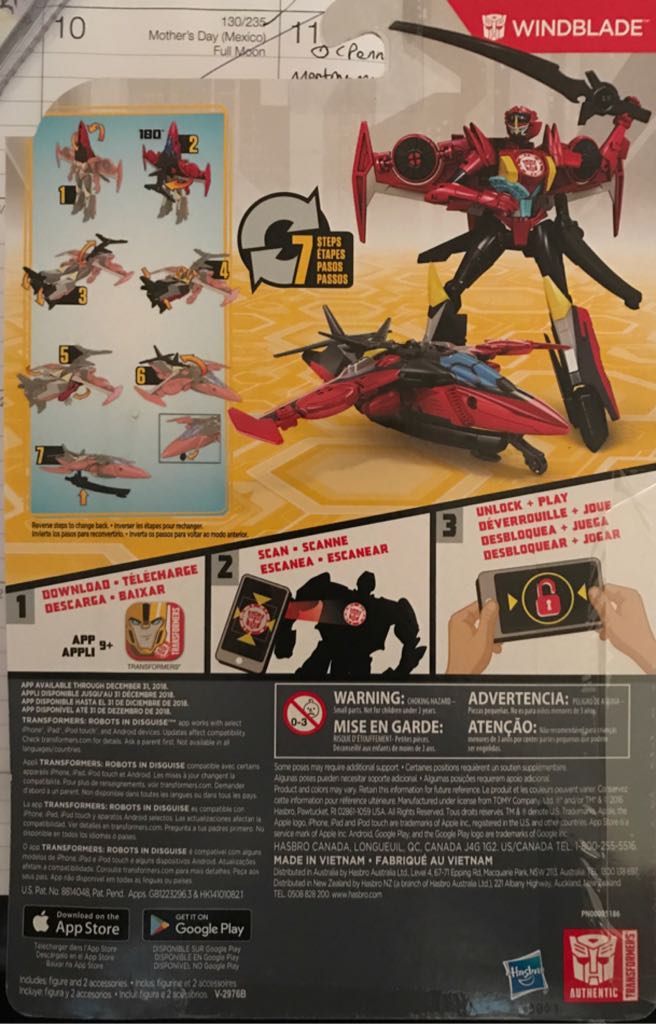 Transformers Robots In Disguise: Windblade - Hasbro (Transformers: Robots In Disguise) action figure collectible [Barcode 630509511303] - Main Image 2