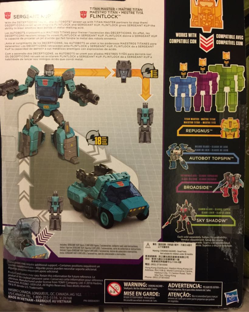 Flintlock - Headmaster Class - Hasbro (Transformers) action figure collectible [Barcode 630509512010] - Main Image 2