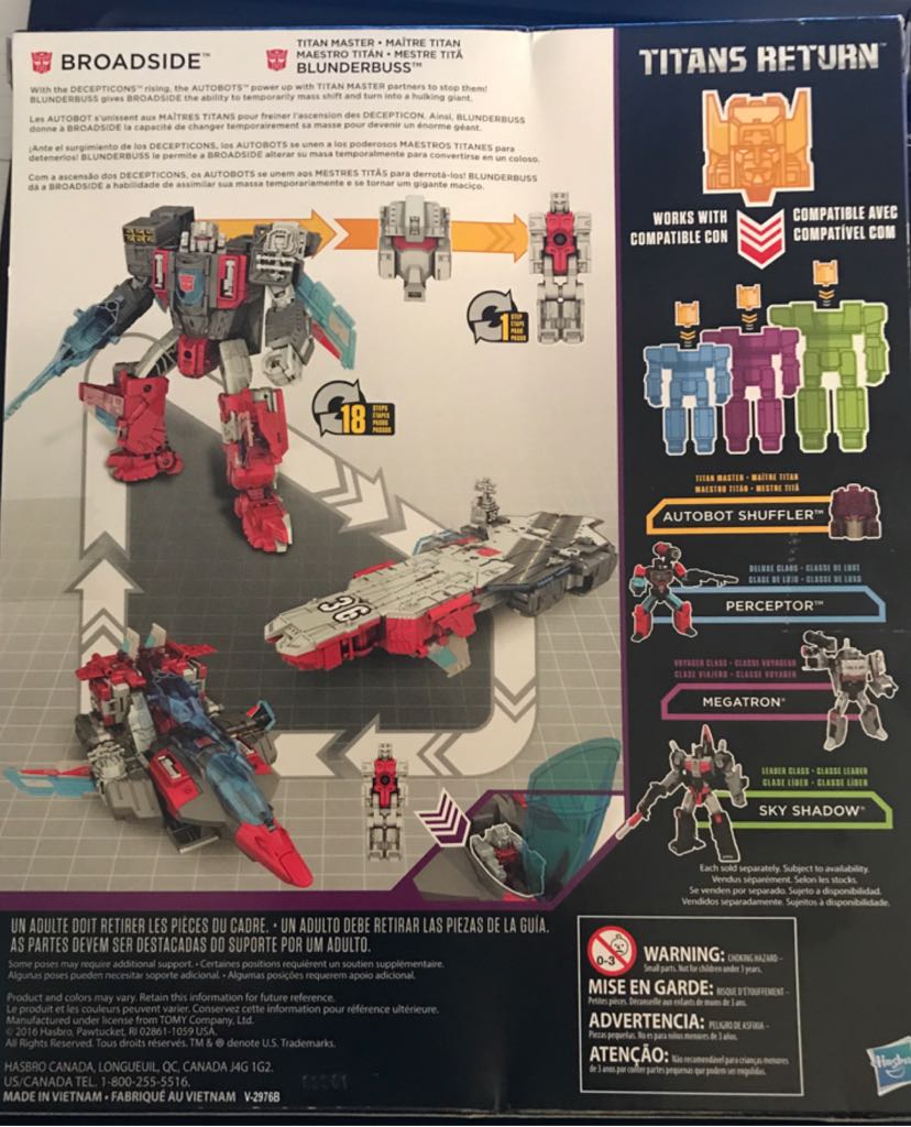 Transformers Titans Return Broadside&Blunderbuss - Hasbro (The Transformers) action figure collectible [Barcode 630509512065] - Main Image 2