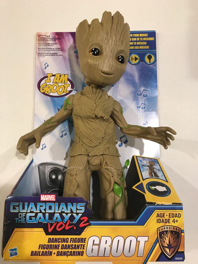 GUARDIANS the GALAXY Vol 2 11.5” ELECTRONIC Dancing BABY GROOT Figure REPLICA - Hasbro (Guardians Of The Galaxy) action figure collectible [Barcode 630509513611] - Main Image 2