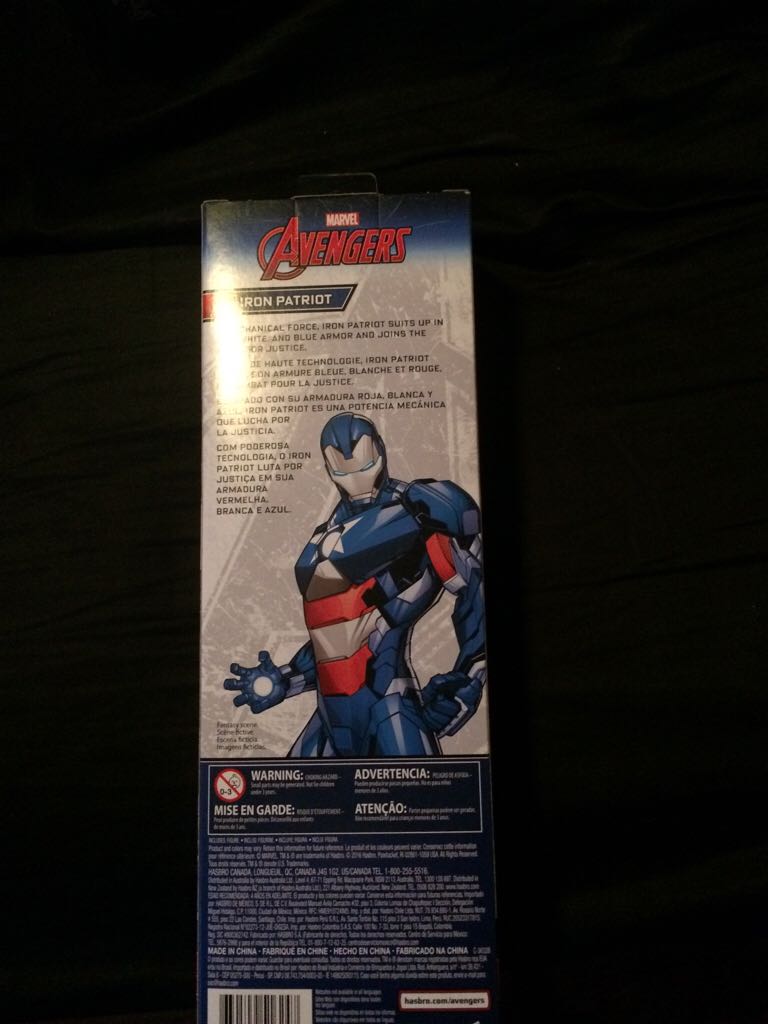 Iron Patriot  - Hasbro (Marvel Avengers) action figure collectible [Barcode 630509516247] - Main Image 2