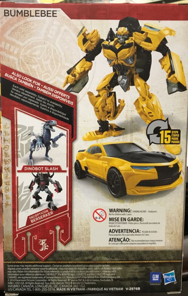 Bumblebee (The Last Knight) - Hasbro (Transformers Deluxe Class) action figure collectible [Barcode 630509516445] - Main Image 2