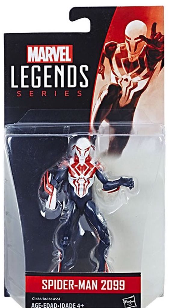 Spider-Man 2099 - Hasbro (Marvel Legends 3.75”) action figure collectible [Barcode 630509517206] - Main Image 1