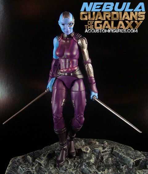 Nebula (Guardians Of The Galaxy Vol. 2 MCU) - Hasbro (Marvel Legends) action figure collectible [Barcode 630509517336] - Main Image 3