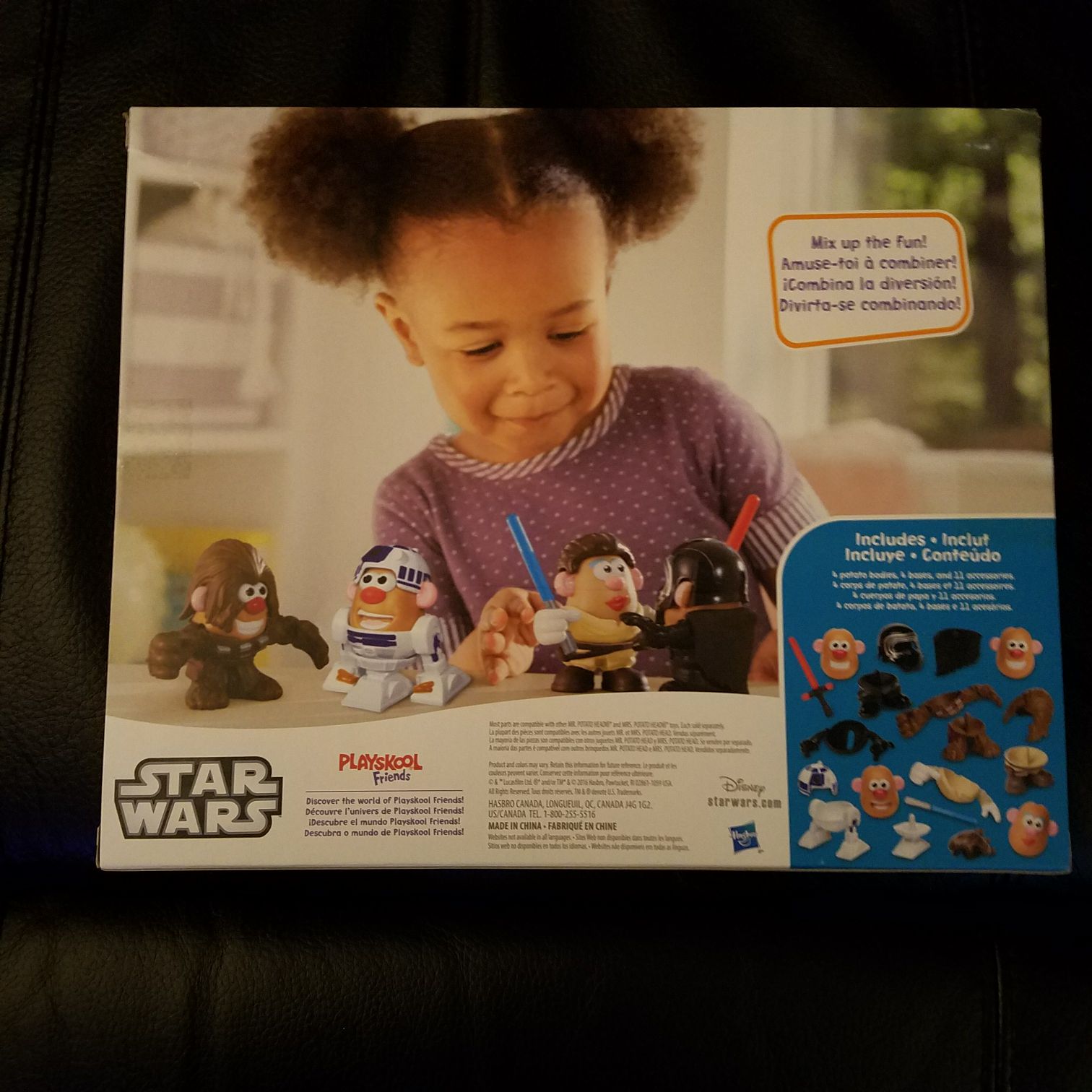 Star Wars Mini Multi-Pack Rey, Kylo Ren,Chewbacca,R2-D2 - Playskool/Hasbro action figure collectible [Barcode 630509517930] - Main Image 2