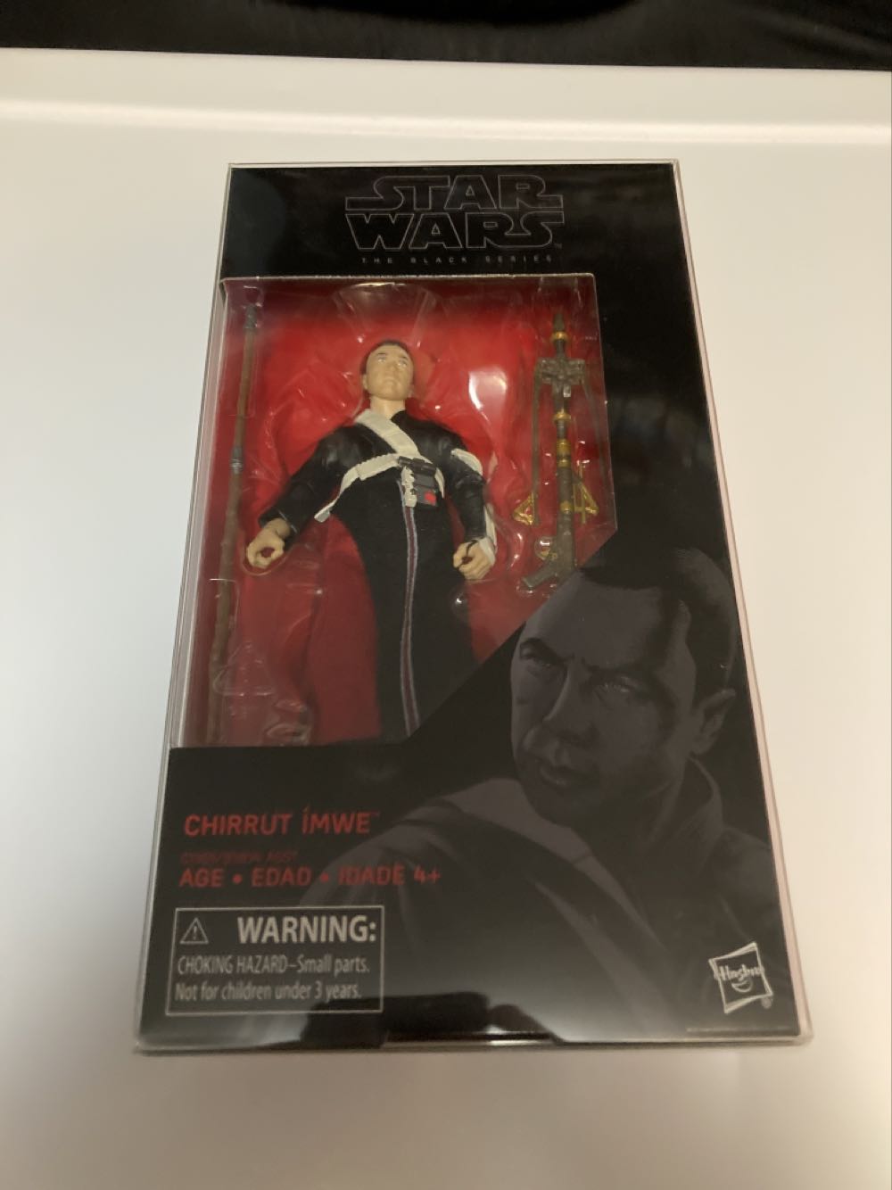 Chirrut Imwe - Hasbro (Star Wars Black 6”) (Starwars Black 6 inch) action figure collectible [Barcode 630509518555] - Main Image 4