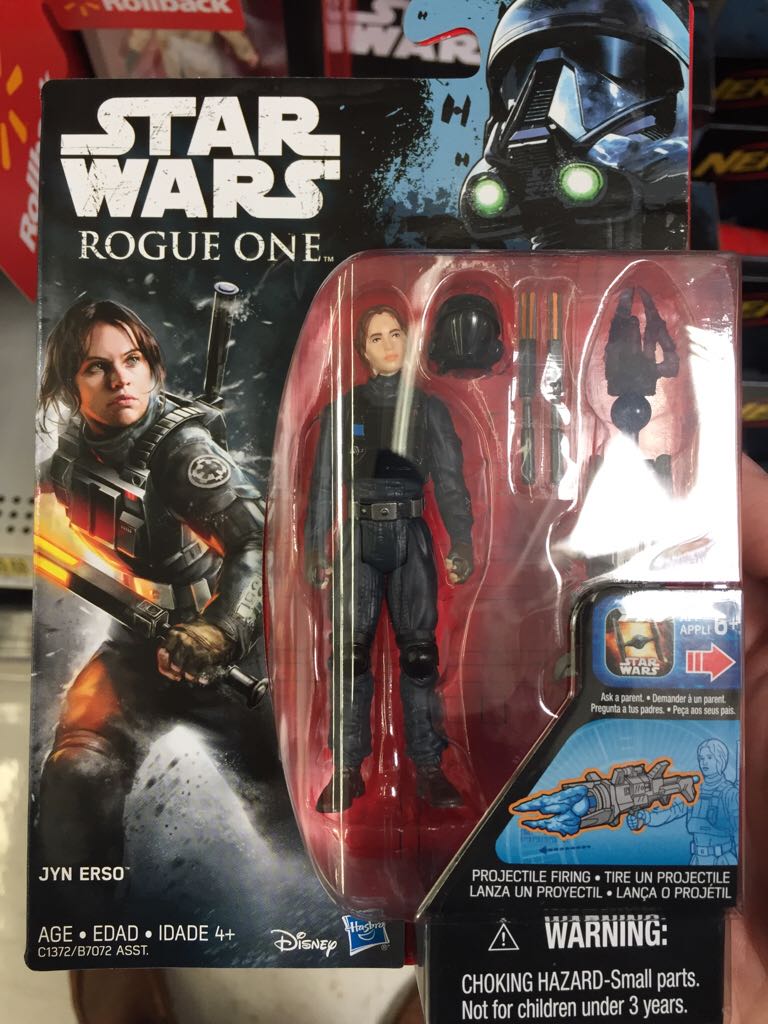 Sergeant Jyn Erso - Disney / Hasbro (Rogue One 3.75” 2015- 16) action figure collectible [Barcode 630509518623] - Main Image 1