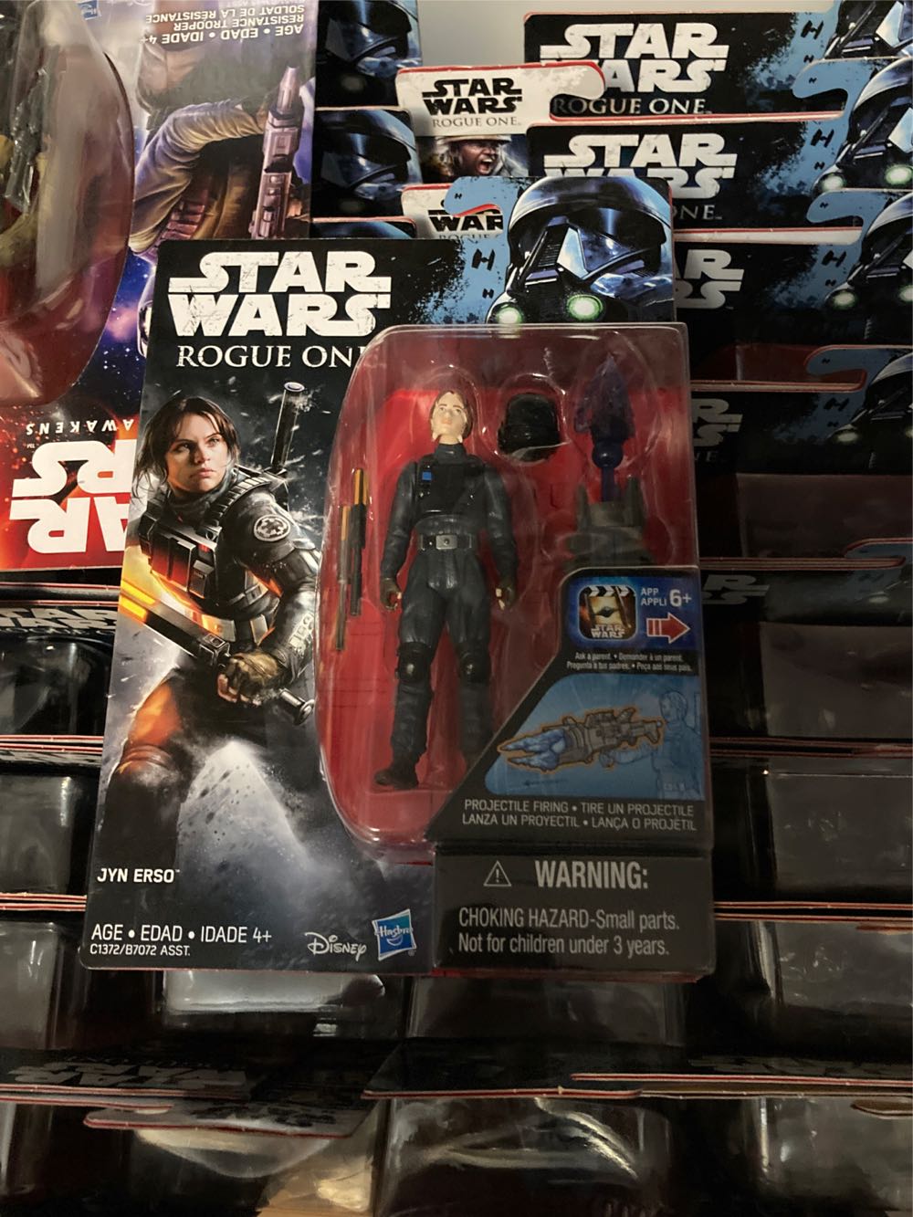 Sergeant Jyn Erso - Disney / Hasbro (Rogue One 3.75” 2015- 16) action figure collectible [Barcode 630509518623] - Main Image 3