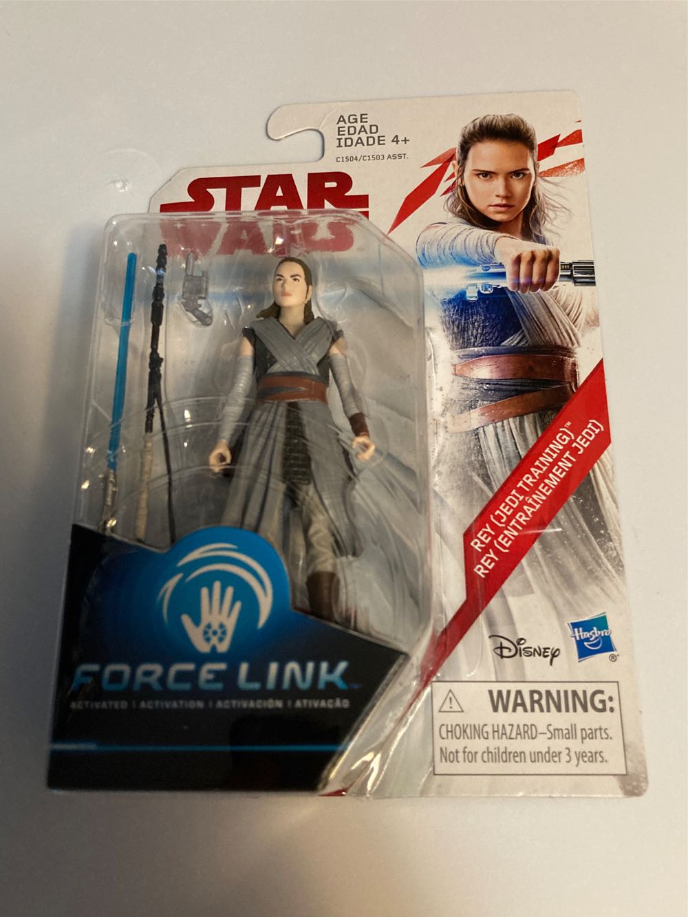 Rey (Jedi Training) - Force Link - Disney / Hasbro (Force Link) action figure collectible [Barcode 630509519583] - Main Image 3