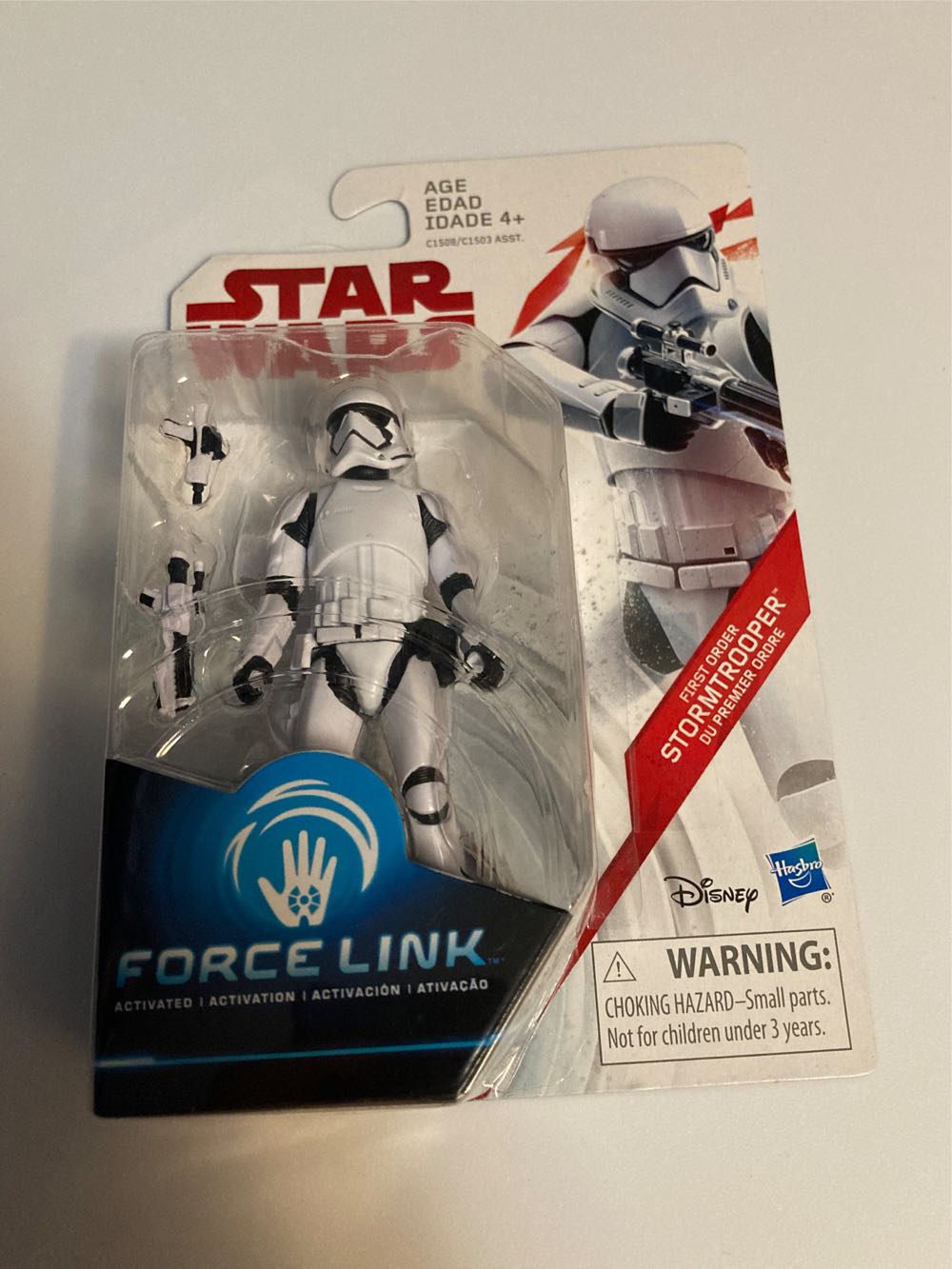 First Order Stormtrooper - Disney / Hasbro (Star Wars: The Last Jedi (Force Link)) action figure collectible [Barcode 630509519620] - Main Image 3