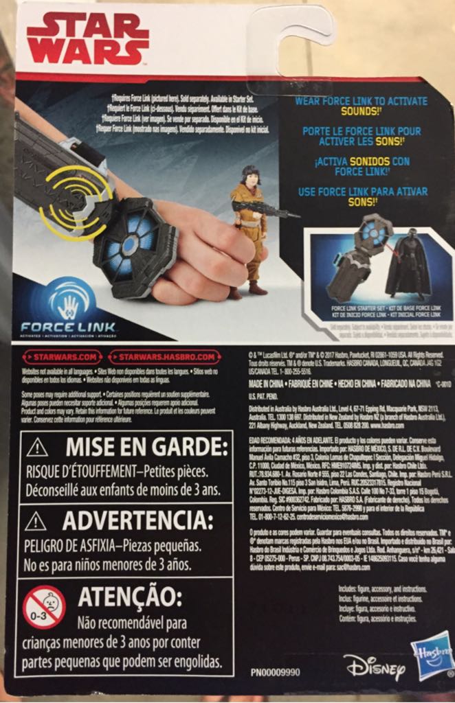 Resistance Tech Rose - Force Link - Disney / Hasbro (Force Link 3.75” 2017: Assortment) action figure collectible [Barcode 630509519729] - Main Image 2