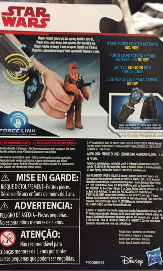 Chewbacca - Disney Hasbro (Star Wars The Last Jedi (Force Link)) action figure collectible [Barcode 630509519781] - Main Image 2