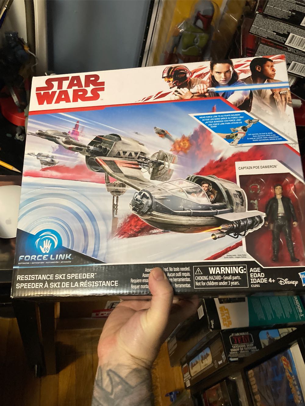 Resistance Ski Speeder - Disney / Hasbro (Star Wars: The Last Jedi) action figure collectible [Barcode 630509522255] - Main Image 4