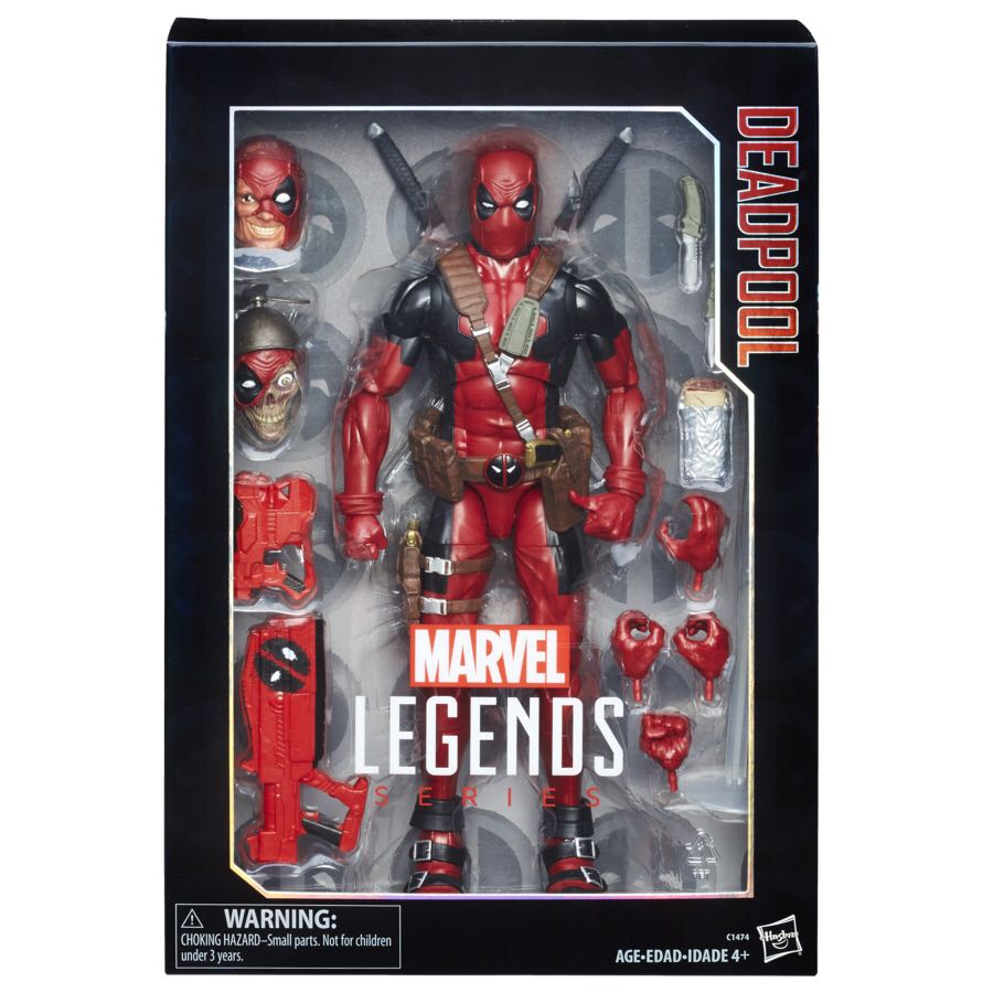 Deadpool (12-inch) - Hasbro (Marvel Legends) action figure collectible [Barcode 630509522521] - Main Image 1