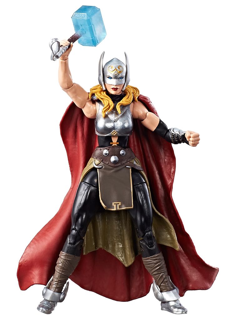 Marvel Legends Thor (Jane Foster) - Hasbro (Marvel Legends World War Hulk BAF) action figure collectible [Barcode 630509526390] - Main Image 2