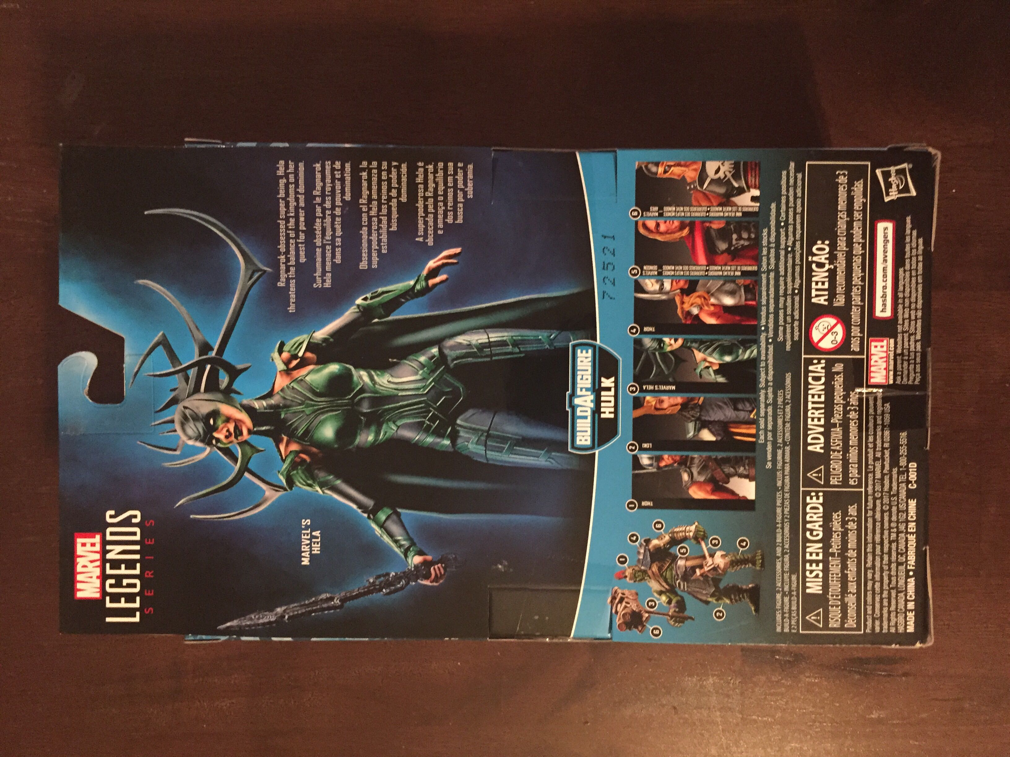 Hulk (Ragnarok) 3 Hela - Hasbro (Marvel Legends Gladiator Hulk Baf Series) action figure collectible [Barcode 630509526406] - Main Image 3
