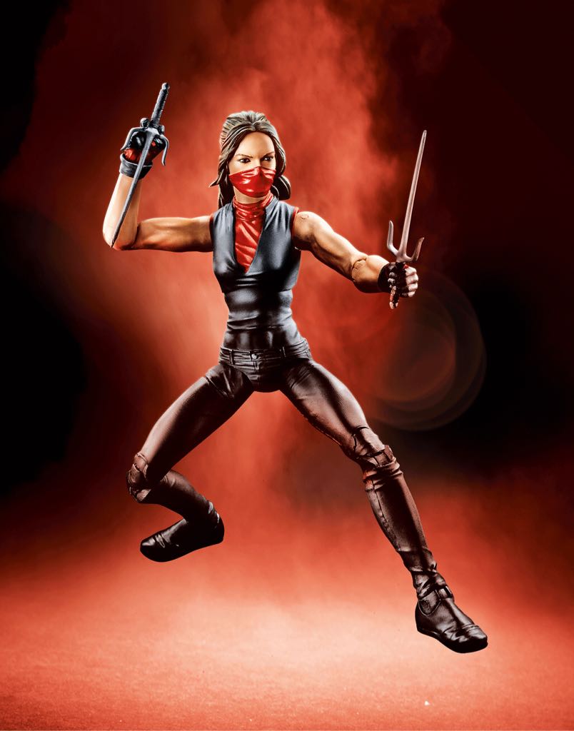 Elektra (Man-Thing) - Hasbro (Marvel Legends (BAF - Man-Thing)) action figure collectible [Barcode 630509526475] - Main Image 2