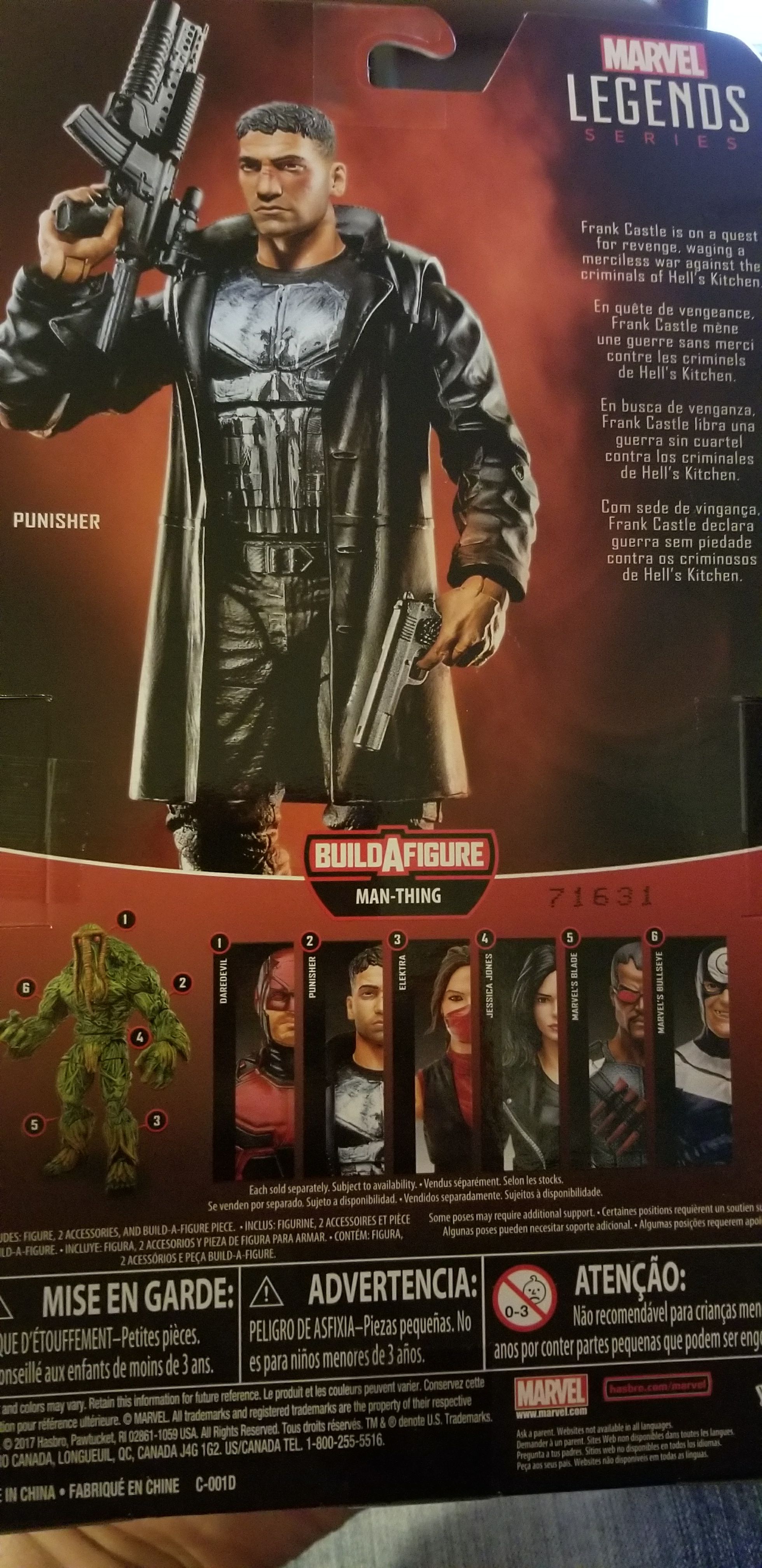 Punisher - Marvel Legends (MCU (Defenders)) action figure collectible [Barcode 630509526482] - Main Image 2