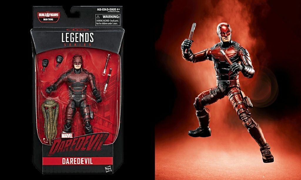 Daredevil - Hasbro (Marvel Legends Man -Thing BAF) action figure collectible [Barcode 630509526499] - Main Image 2