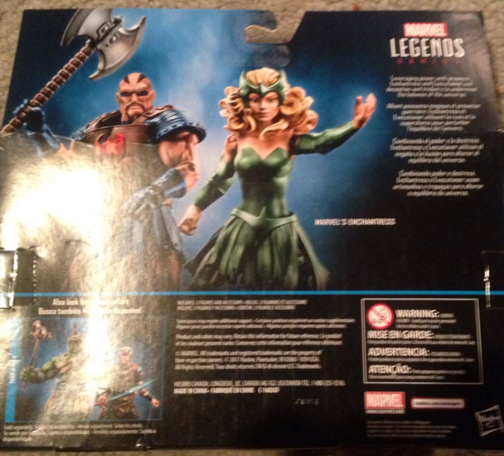 The Mighty Thor Executioner/Marvel’s Enchantress - Hasbro (Marvel Legends Series) action figure collectible [Barcode 630509534739] - Main Image 2