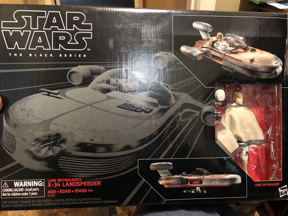 Luke Skywalker’s X-34 Landspeeder (02) - Hasbro (Star Wars: Episode IV - A New Hope) action figure collectible [Barcode 630509536351] - Main Image 3