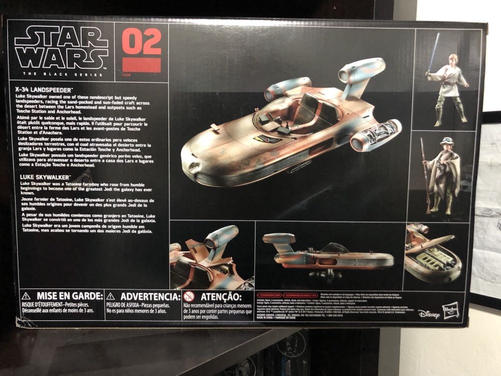 Luke Skywalker’s X-34 Landspeeder (02) - Hasbro (Star Wars: Episode IV - A New Hope) action figure collectible [Barcode 630509536351] - Main Image 4