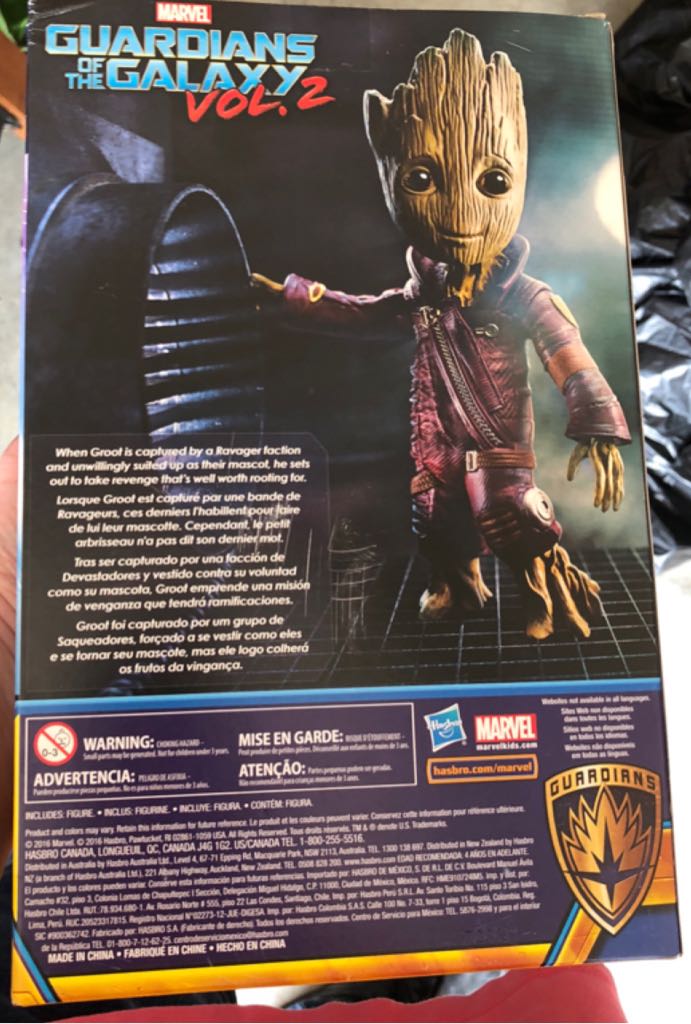 Groot - (Guardians Of The Galaxy Vol 2) - Hasbro (Walmart Exclusive) action figure collectible [Barcode 630509548132] - Main Image 2