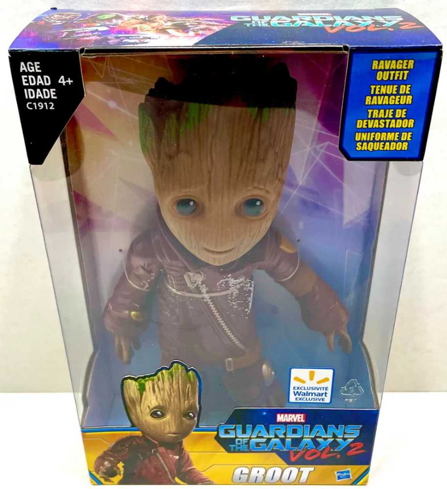 Groot - (Guardians Of The Galaxy Vol 2) - Hasbro (Walmart Exclusive) action figure collectible [Barcode 630509548132] - Main Image 4