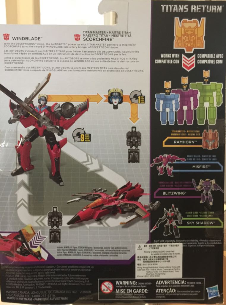 Transformers Titans Return Windblade And Scorchfire - Hasbro (Transformers Titans Return) action figure collectible [Barcode 630509550104] - Main Image 2