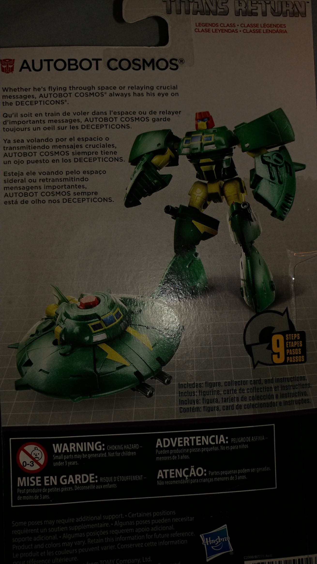 Titans Return Cosmos - Hasbro (Legends Class) action figure collectible [Barcode 630509550135] - Main Image 2