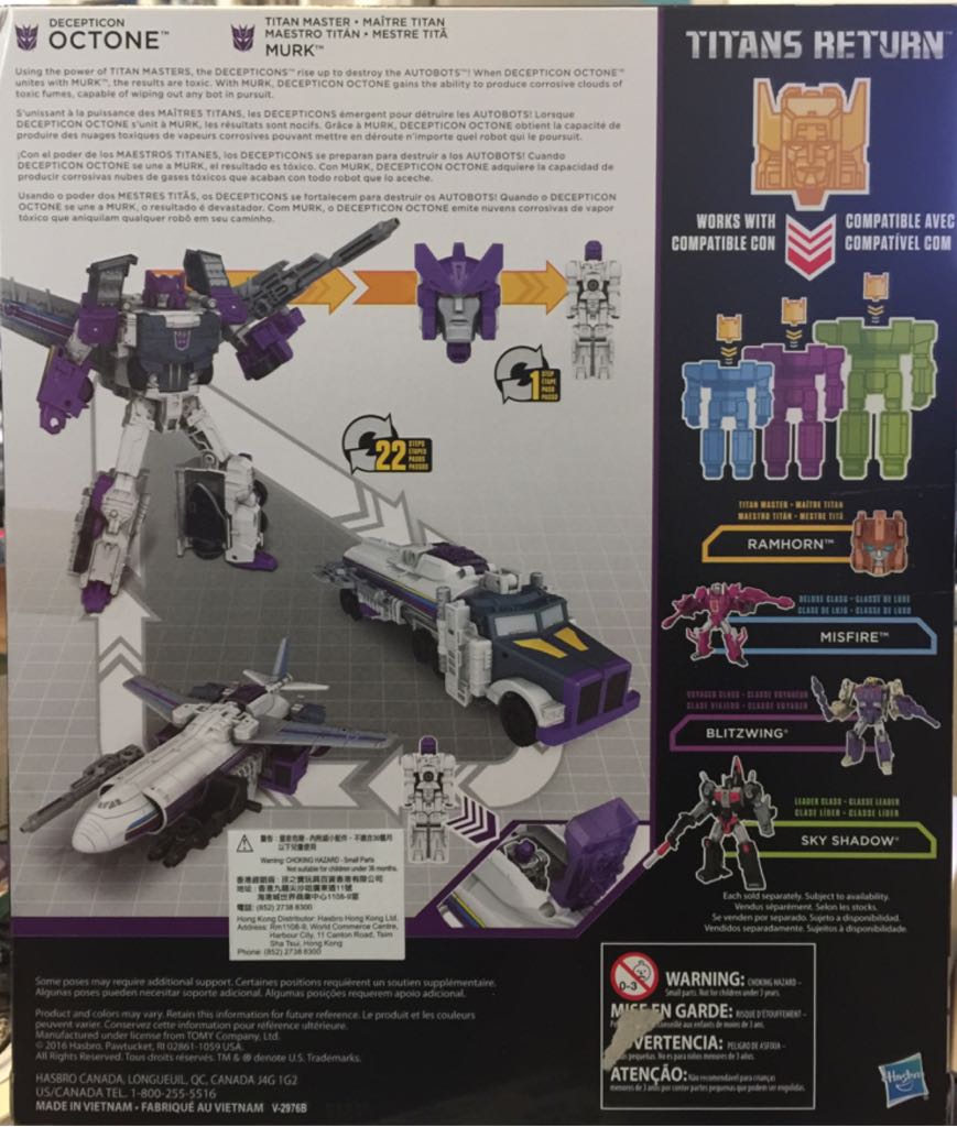 Titans Return Octone & Murk - Hasbro (Titans Return) action figure collectible [Barcode 630509550159] - Main Image 2