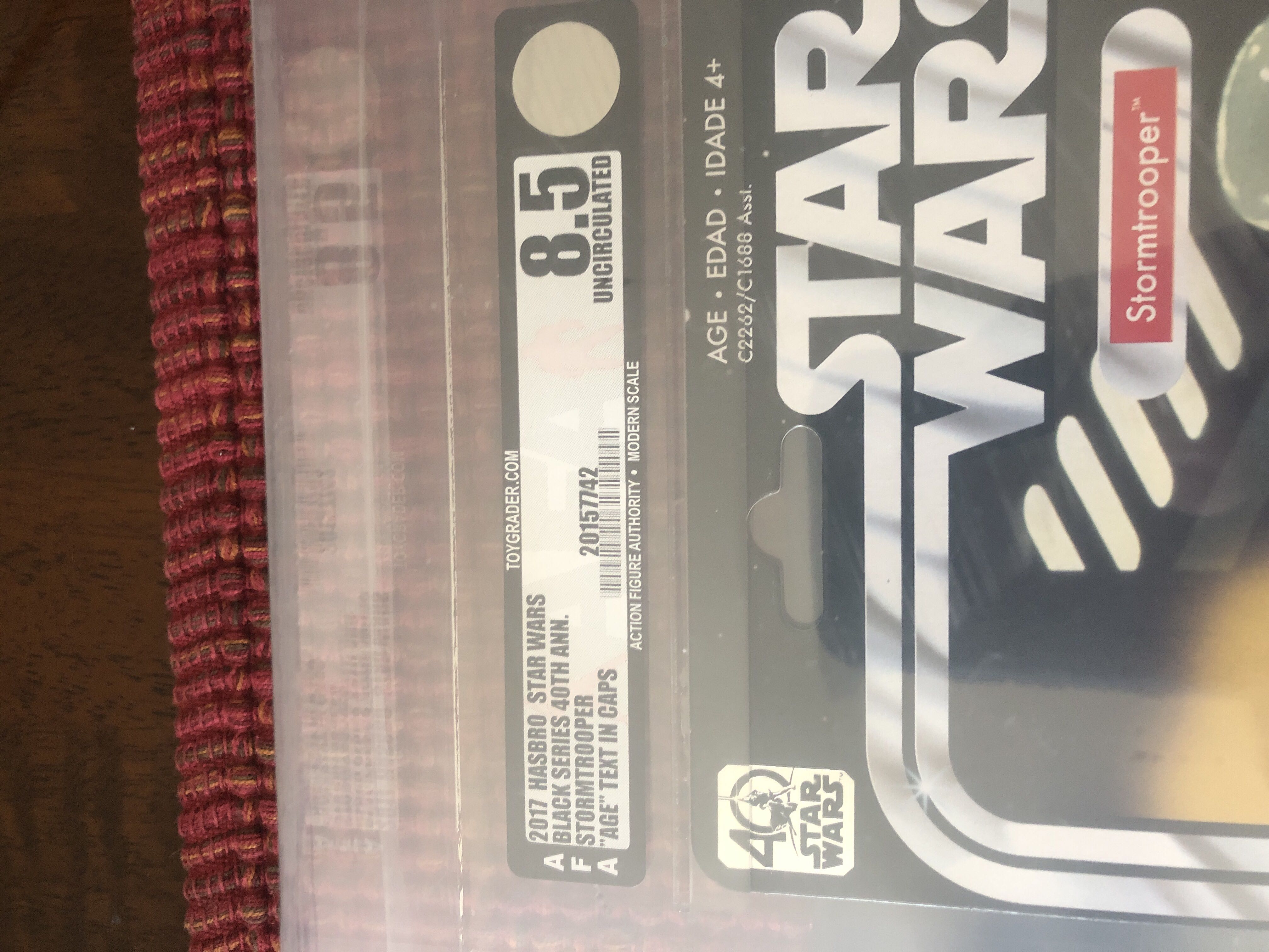 Stormtrooper - Hasbro (Star Wars Black 6” 40th Anniversary) (Star Wars Black 6 inch) action figure collectible [Barcode 630509554447] - Main Image 4